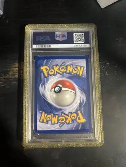 1999 Pokemon Fossil 4 Dragonite Holo 1st Edition PSA 8 - Image 2