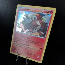 Entei - 14/98 (Cosmos Holo) 014/098 Blister Exclusives Promo Holo Pokemon TCG LP - Image 2