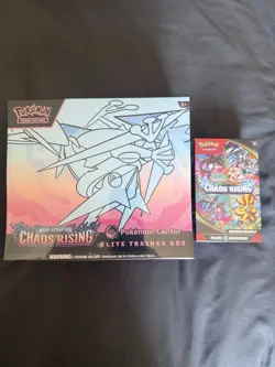 Pokemon TCG Chaos Rising Pokemon Center ETB & Booster Bundle - Image 1