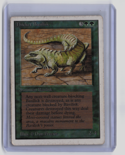 MTG Thicket Basilisk, Unlimited, Heavily Played, English - Image 1