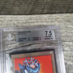 Magic The Gathering MTG Su-Chi Antiquities 1994 BGS 7.5 Graded - Image 3