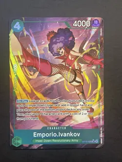 One Piece TCG Emporio.Ivankov SR Special Foil English OP16-026 - Image 1