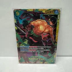Bandai One Piece Card Game Roronoa Zoro OP06-118 SEC Full Art Foil EN - Image 1