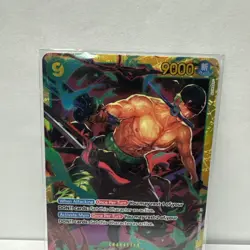 Bandai One Piece Card Game Roronoa Zoro OP06-118 SEC Full Art Foil EN - Image 2