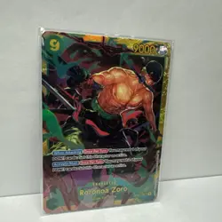 Bandai One Piece Card Game Roronoa Zoro OP06-118 SEC Full Art Foil EN - Image 5