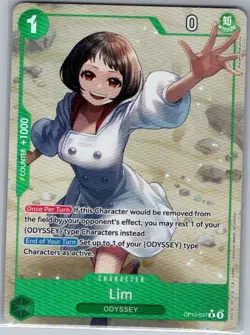 Lim (Alt Art) OP10-037 English Royal Blood - One Piece Card - NM - Image 1