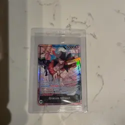 PSA Magazine Dracule Mihawk OP14-020 Holo One Piece Foil Sealed Promo - Image 1