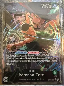 One Piece OP12-020 Roronoa Zoro Alternative Art Leader Legacy of the Master - Image 1