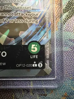 One Piece OP12-020 Roronoa Zoro Alternative Art Leader Legacy of the Master - Image 2