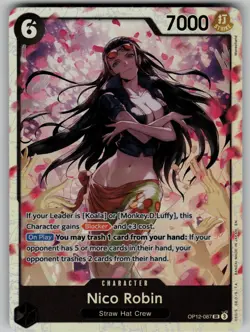 Nico Robin Holo OP12-087 Legacy of the Master One Piece TCG - Image 1
