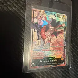 Dracule Mihawk OP14-020 Foil Holo One Piece PSA Promo New In Sealed Packaging - Image 3