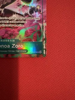 One Piece OP15 Roronoa Zoro OP13-037 TR (Treasure Rare) English - Image 3