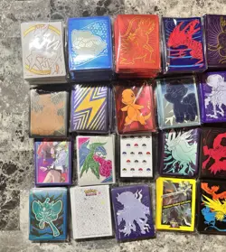 Pokemon Card ETB Sleeves Lot Of 74 Sealed Packs - New - Image 3