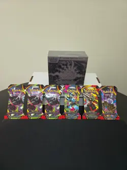 Pokemon TCG Pitch Black Factory Sealed Lot (1) ETB (6)Sleeved Pack New Sealed - Image 1