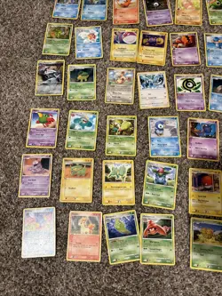 Pokemon Lot Vintage Lot Non Holo Charmander Squirtle 63 Cards - Image 3