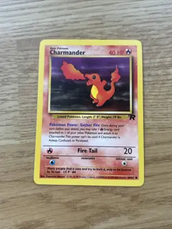 Pokemon TCG Charmander Team Rocket Series 50/82 Common Card 1999 2000 WOTC - Image 1