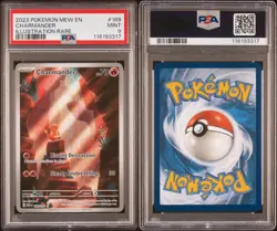 PSA 9 Charmander IR 168/165 Pokemon 151 Illustration Rare Mew English Card - Image 2