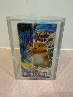Pokemon XY Evolutions Booster Box With Acrylic Case - Image 4