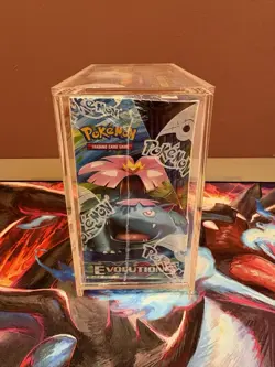 Pokemon XY Evolutions Booster Box - 36 Packs- FACTORY SEALED ✅ with Acrylic Case - Image 2