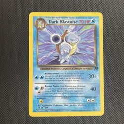 Pokemon TCG Dark Blastoise Team Rocket Non Holo Rare 20/82 LP/good condition - Image 1