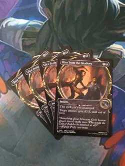 Slice from the Shadows x 4 - Showcase | 7% Off 2+ | Karlov Manor | NM | MTG - Image 1