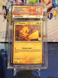 Ace 10 Pikachu 051/162 Pokemon Day 2026 Stamped Promo Temporal Forces - Gem Mint - Image 1