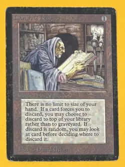 MTG LIBRARY OF LENG Beta (OldManMTG 004-929) - Image 1
