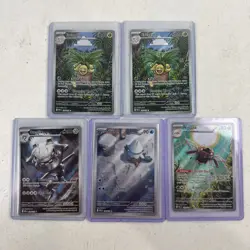 Pokemon TCG Mega Evolution Illustration Rare Bundled Lot x5 Steelix Exeggutor NM - Image 1