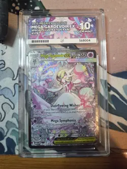 Mega Gardevoir Ex 178/132 Pokemon Mega Evolution - ACE 10 PERFECT SUBGRADES - Image 3
