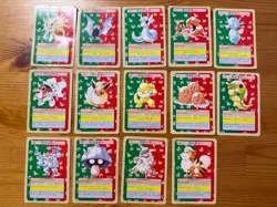 Topsun Pokemon Green Back Card Lot of 14 Collectible 13+ - Image 1