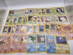 VINTAGE Pokemon Gym Challenge 43 Card Common Uncommon Rare Lot NM-LP - Image 1