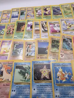 VINTAGE Pokemon Gym Challenge 43 Card Common Uncommon Rare Lot NM-LP - Image 2