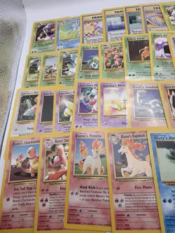 VINTAGE Pokemon Gym Challenge 43 Card Common Uncommon Rare Lot NM-LP - Image 4