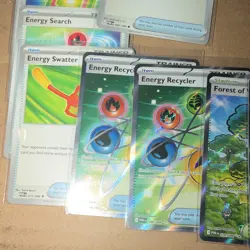 Pokemon TCG 42 Card Trainer Lot Full Art Holo Reverse Holo Special Energy NM - Image 2