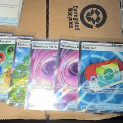 Pokemon TCG 42 Card Trainer Lot Full Art Holo Reverse Holo Special Energy NM - Image 3