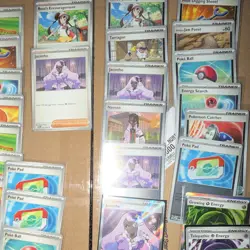 Pokemon TCG 42 Card Trainer Lot Full Art Holo Reverse Holo Special Energy NM - Image 5