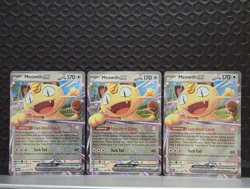 Pokemon TCG Meowth ex 062/088 Holo English 3-Card Playable Lot - Image 1