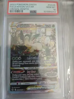 PSA 10 Pokemon 3-Card Lot: Glaceon VSTAR GG40 Leafeon GG35 Umbreon TG23 - Image 2