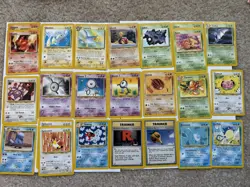 Pokemon TCG Neo Genesis 24-Card Lot WOTC Lanturn Unown Q English 2000 - Image 1