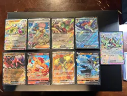 Pokemon TCG 9-Card Holo Full Art Lot Flygon ex Noivern ex Quaquaval ex - Image 1