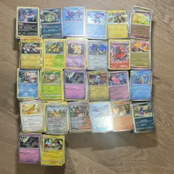 Pokemon 2600-Card Mixed Lot Various Sets Estimated 300 HOLO RARES Stacks of 100 - Image 1