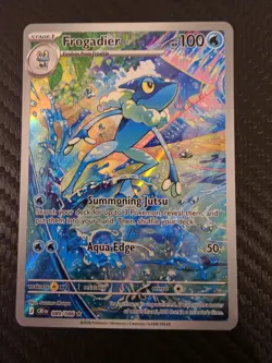 Pokemon TCG Chaos Rising 3 Card Illustration Rare Lot Frogadier/Crobat/Sliggoo - Image 2