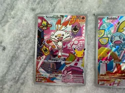 Pokemon First Partner series 2 Holo Promo 3-Card Lot Sobble Scorbunny Grookey - Image 2