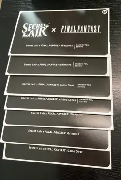 SEALED Secret Lair X Final Fantasy English Full Set Foil/Reg/GILDED LOTUS - Image 1