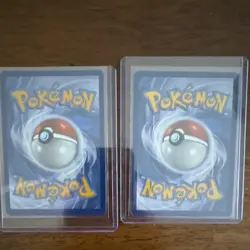 Pokemon TCG 2-Card Lot Iron Leaves ex & Braviary Full Art Foil Future 203/162 - Image 2