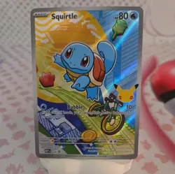 Pokemon TCG - Squirtle MEP 039 - Black Star Promo - First Partner Illustration - Image 1