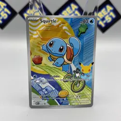 Pokemon TCG - Squirtle - MEP 039 - First Partners Illustration Black Star Promo - Image 1