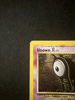 Pokemon Unown A 14/75 Holo Rare Neo Discovery 2000 WOTC TCG Vintage Card - Image 2
