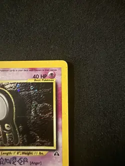Pokemon Unown A 14/75 Holo Rare Neo Discovery 2000 WOTC TCG Vintage Card - Image 3