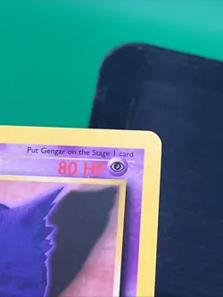 Pokemon TCG Gengar Fossil 1999 WOTC Rare Non-Holo Card 20/62 Vintage LP - Image 4